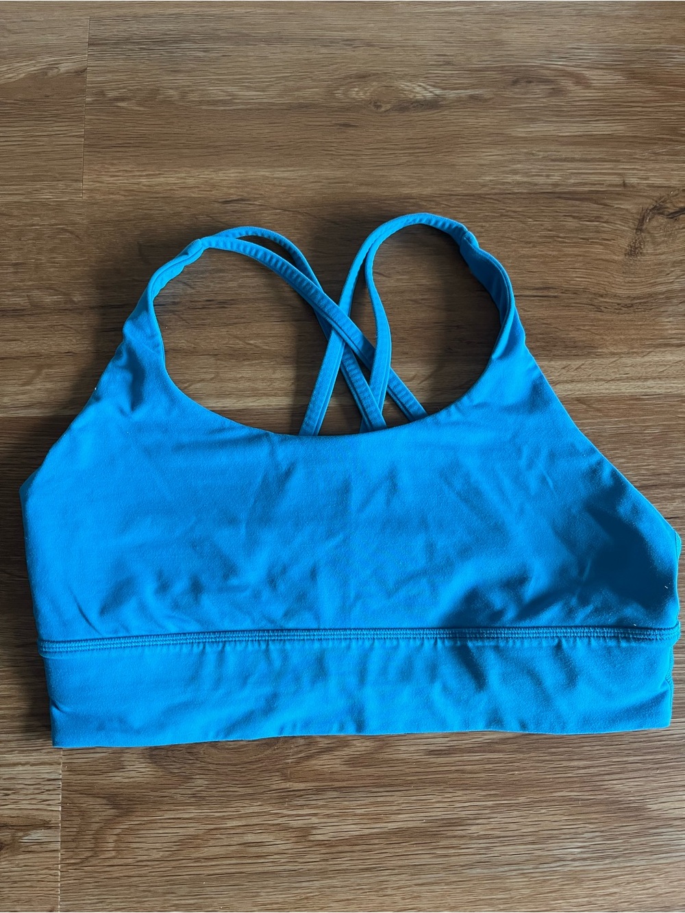 lululemon athletica Bright Blue Crossback Sports Bra